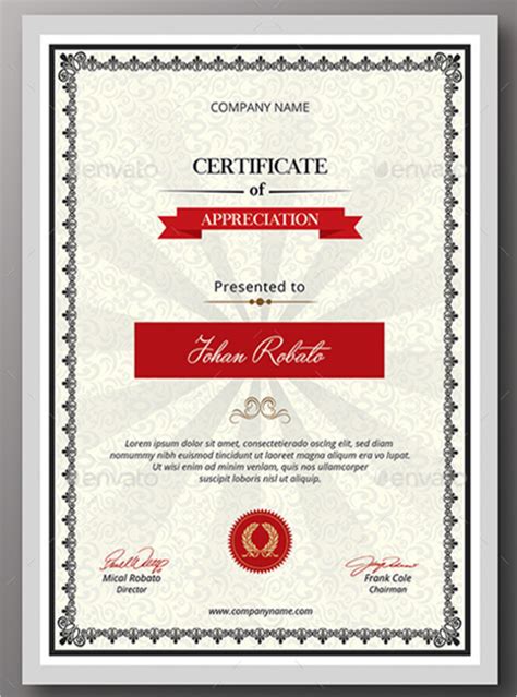 Business Certificate Templates Free And Premium Download
