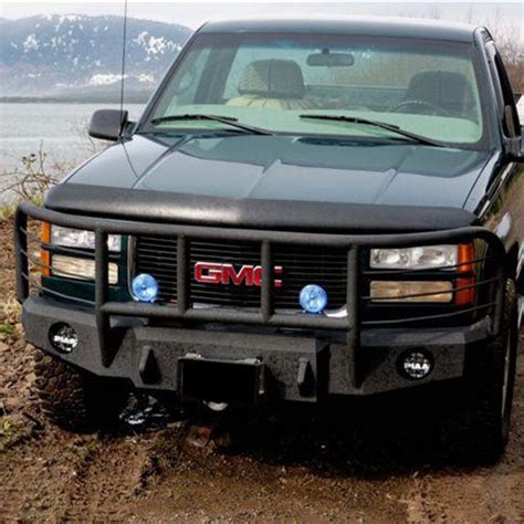 Iron Bull Bumpers® Chevy Blazer 1988 Full Width Black Front Winch Hd