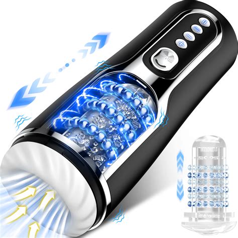 Amovibe Male Masturbator Sex Toys For Men With 10 Thrusting And Vibrating Modesmale Sex Toys