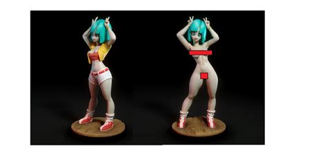 Sexy Bulma Nfsw Stl High Quality 3d Printer Files Stl Files Etsy