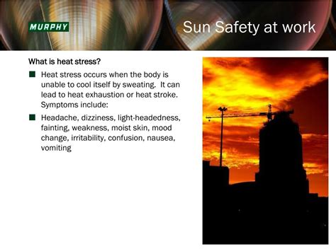 Ppt Toolbox Talk Sun Safety Health Risks In Construction Powerpoint