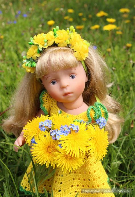 Носит одуванчик жёлтый сарафанчик. Куклы Minouche / Куклы Sylvia ...