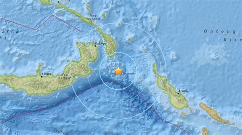 Terremoto Magnitudo 58 In Papua Nuova Guinea