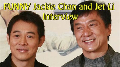 Funny Forbidden Kingdom Interview Jackie Chan And Jet Li Youtube