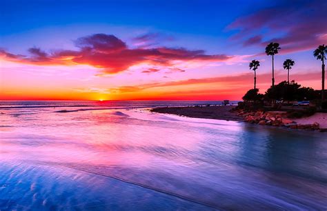 Royalty Free Photo Panoramic Photo Of Beach During Sunset Pickpik