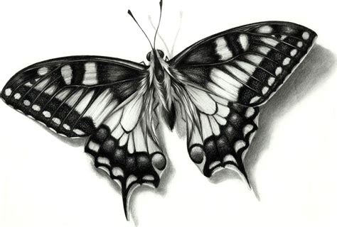 Dibujos A Lápiz De Mariposas Dibujos A Lápiz