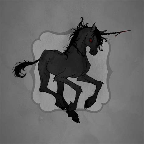 Dark Unicorn By Abigaillarson On Deviantart Unicorn Art Unicorn