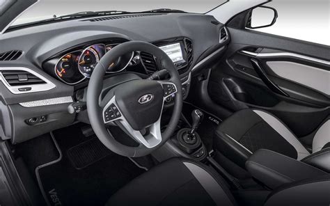 Lada niva seat belts, carpets, rear mirror, handles, door panels, upholstery and many more is collected in any standard parts for the interior: LADA Vesta Cross - Review - LADA official website