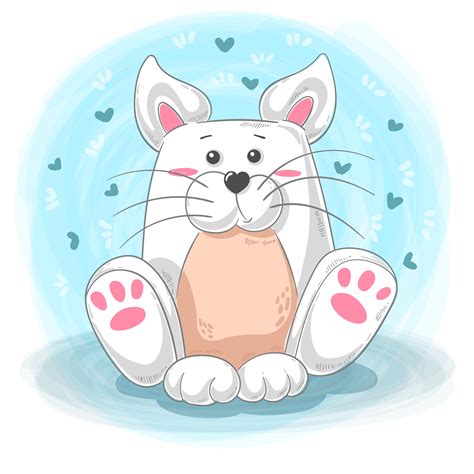 Cute Cat Cartoon Teddy Illustration Download Free Vectors Clipart