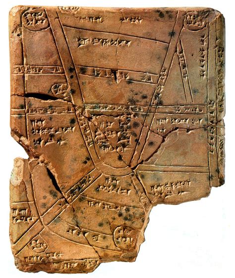 Sumerian Map Clay Cuneiform Tablet Photograph By Science Source