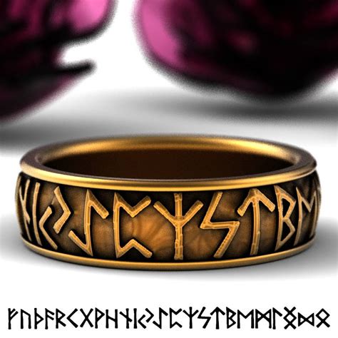 With isokinetic, the harder you push, the more resistance you get. Gold Nordic Rune Ring, Viking Rune Wedding Band, Magical Jewelry, Rune Jewlery, Norse Ring, Made ...