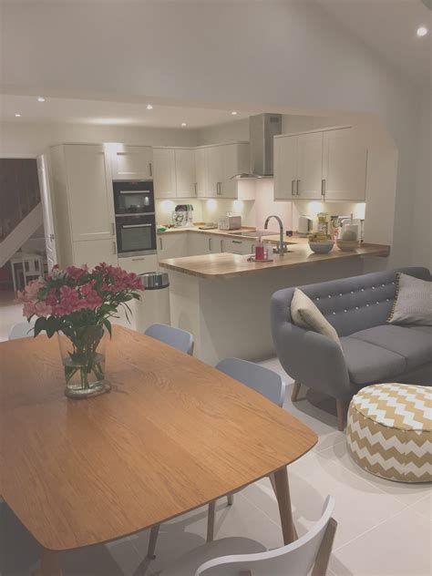 12 Quoet Sofa In Kitchen Diner Photos Open Plan Kitchen Dining Living