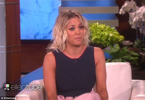 Kaley Cuoco Talks About Her Divorce To Ryan Sweeting On The Ellen Degeneres Show Daily Mail Online