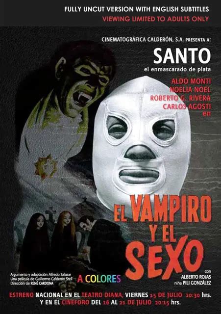 El Vampiro Y El Sexo 1969 Santo In Mexican Erotic Dracula Tale W