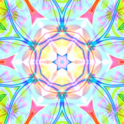 Flower Mandala Digital Art By Salena Angel Fine Art America