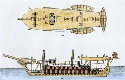 Whaling Ship Diagram 1800s Print 5885547 Framed Photos
