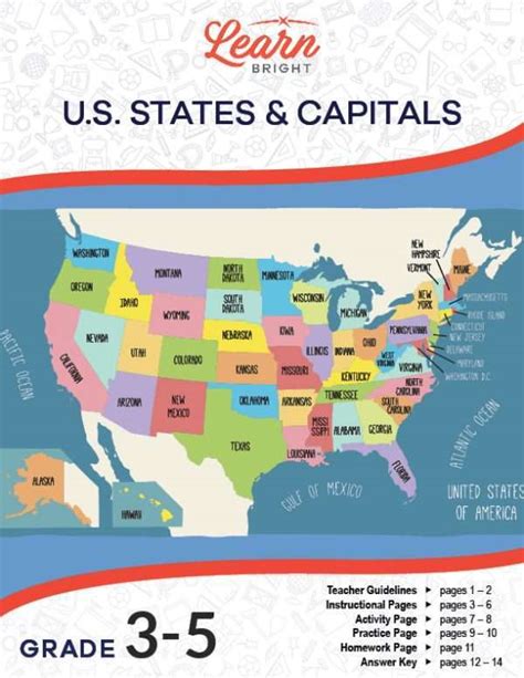 States And Capitals Free Pdf Download Learn Bright