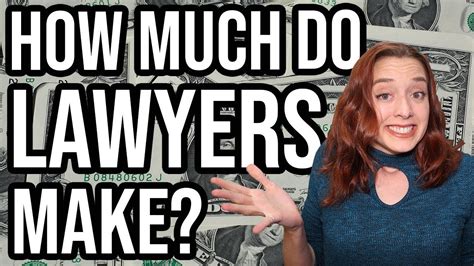 How Much Do Lawyers Make Average Lawyer Salaries Youtube