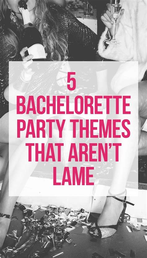 Check Out These Five Cute Bachelorette Party Themes That The Bride To
