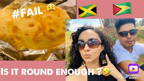 Jamaican Wife Makes Roti For Guyanese Husband Hilarious Taste Test Youtube