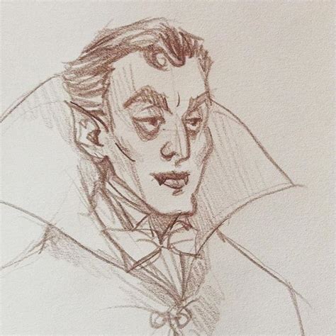 Dracula Possibly Dracula Countdracula Vampire Sketch