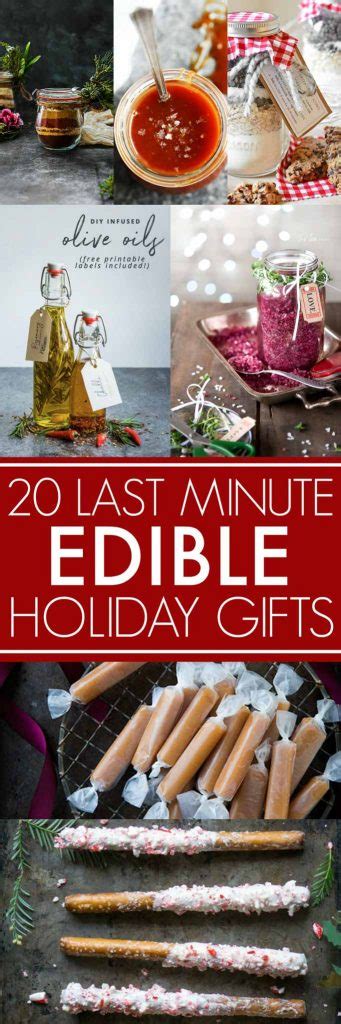 Make your christmas shopping easy by making your own gifts! 20 Last Minute DIY Edible Holiday Gifts | Platings & Pairings