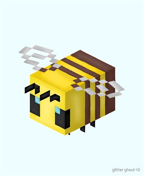 How To Draw A Minecraft Bee Step By Step