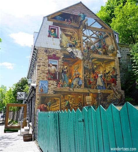 Quebec City History In Murals Wandertoes