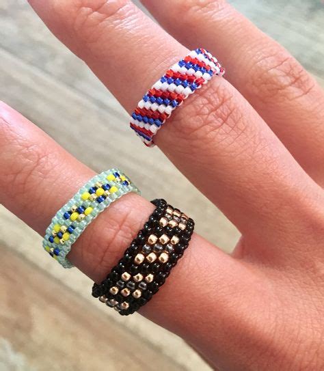Seed Bead Rings Totally Customizable Check Them Out And Order Yours