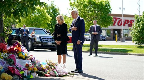 Families Of Buffalo Shooting Victims Mourn As Biden Visits Scene