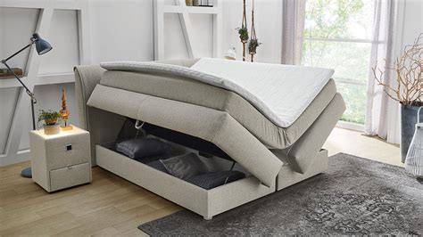 Ein bokspringbett eignet sich eedoch nicht für eeden menschen. Boxspringbett System CARLA MAX 180x200 beige TTFK H4 ...