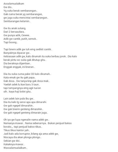 Teks Anekdot Stand Up Comedy