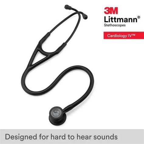 3m Littmann Cardiology Iv Diagnostic Stethoscope Black Finish