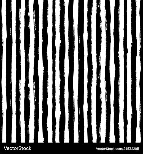 Seamless Pattern With Vertical Grunge Stripes Vector Image