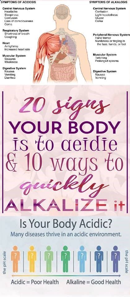 20 Signs Your Body Is Too Acidic And 10 Ways To Quickly Alkalize It Alkalize Body Health