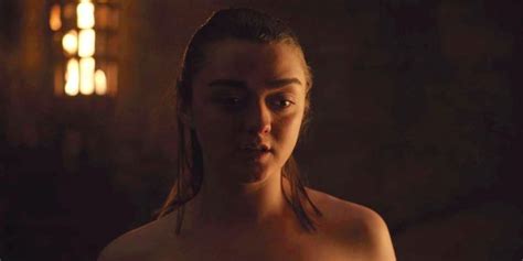 Game Of Thrones Arya Actor Maisie Williams Thought Her Intimate Scene Was A Prank
