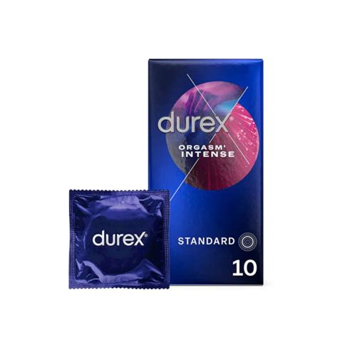 10 préservatifs perlés Durex Orgasm Intense
