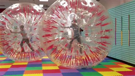 Vanessa And Jorge Inside Giant Human Hamster Balls At Bump And Roll In Chandler Youtube