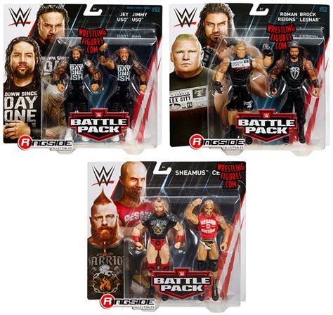 Wwe Battle Packs 52 Toy Wrestling Action Figures By Mattel This Set