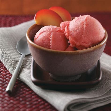 Lemon Plum Sorbet Recipe Taste Of Home