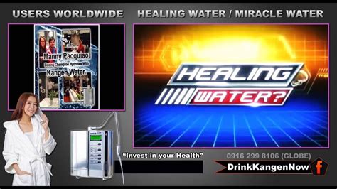 Kangen Water Healing Watermiracle Water Youtube
