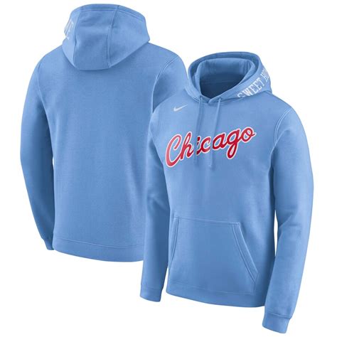 Chicago bulls mens hoodies are stocked at fanatics. Nike Chicago Bulls Blue City Edition Club Fleece Pullover ...