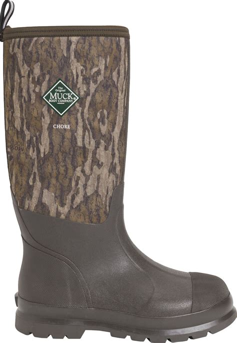 Muck Boot Company Muck Boots Men S Chore Hi Classic Mossy Oak Bottomland Rubber Hunting Boots