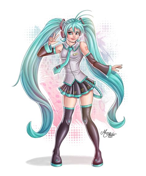 Hatsune Miku By Mauroalbatros On Deviantart