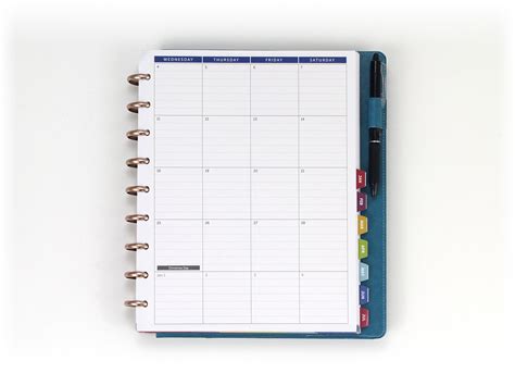2020 21 Academic Calendar Planner Pages Letter Discbound Time And Todo