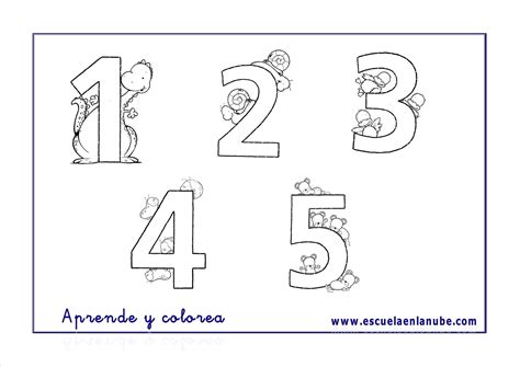 Números Del 1 Al 5 Fichas De Matemáticas Para Infantil