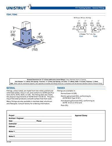 Genuine Unistrut P Asq Eg Square Mount Post Base Strut Mount Hot Sex