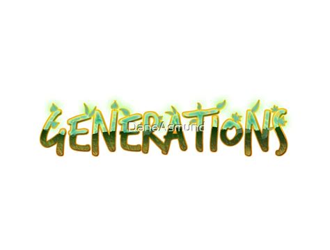Generations Official Logo By Daneasmund Redbubble