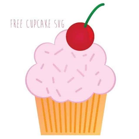 Free Cupcake Svg Cut File For Scrapbooking And Digital Cutters
