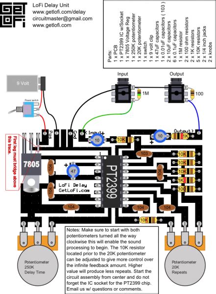 Circuit Diagram Of Echo Reverb